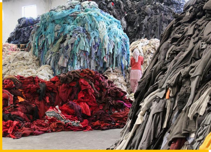 pile of trashed clothes